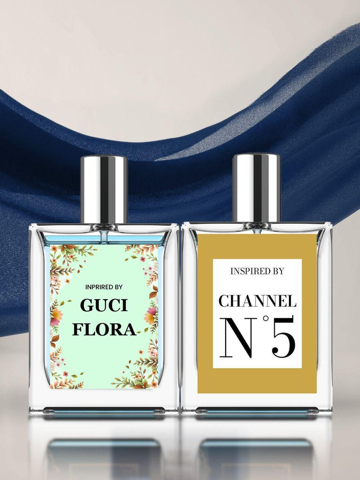 Inspired By Gucci Flora & Channel N5 Eau De Perfume 50ml (Bundle Packs)